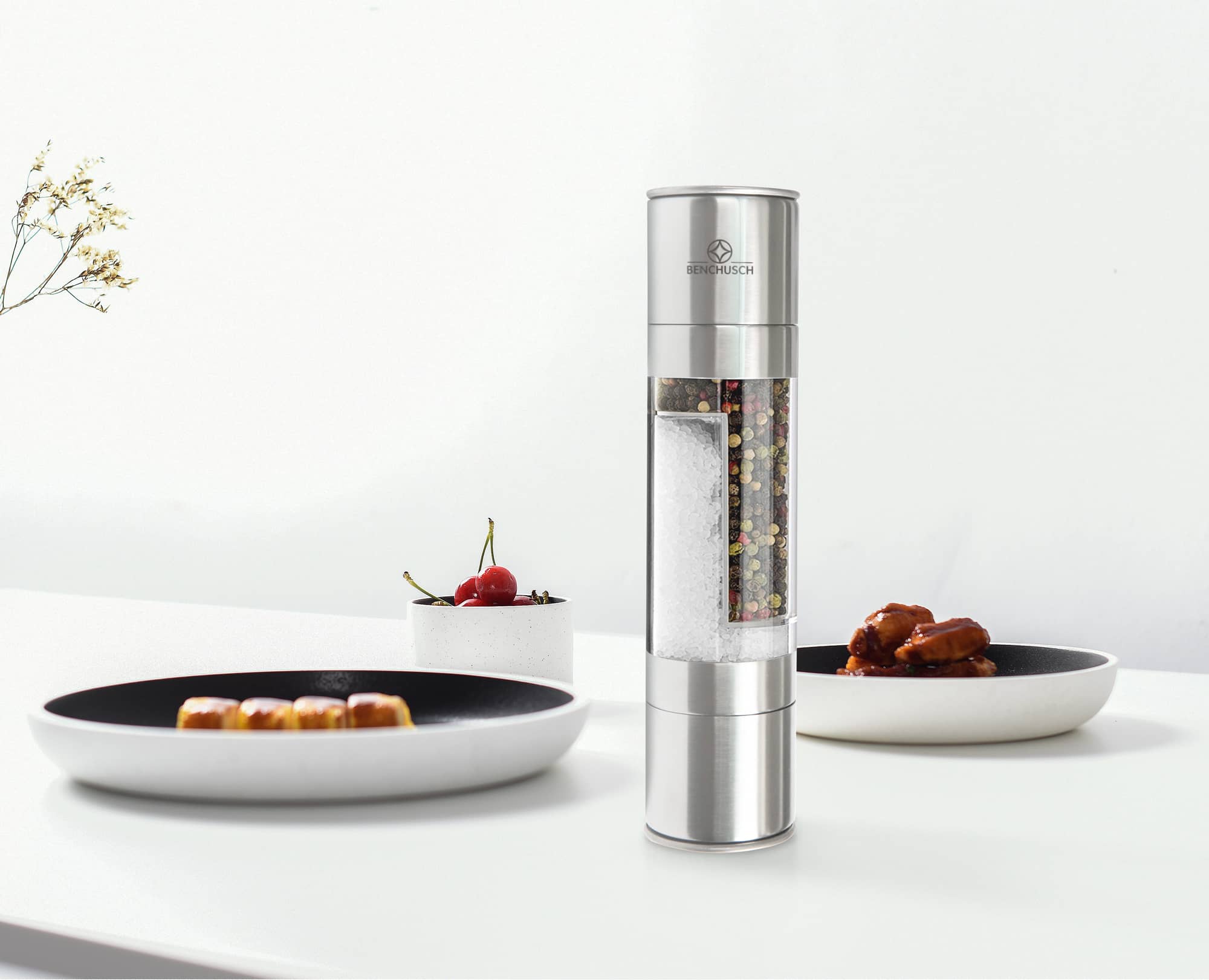 One piece salt and deals pepper grinder