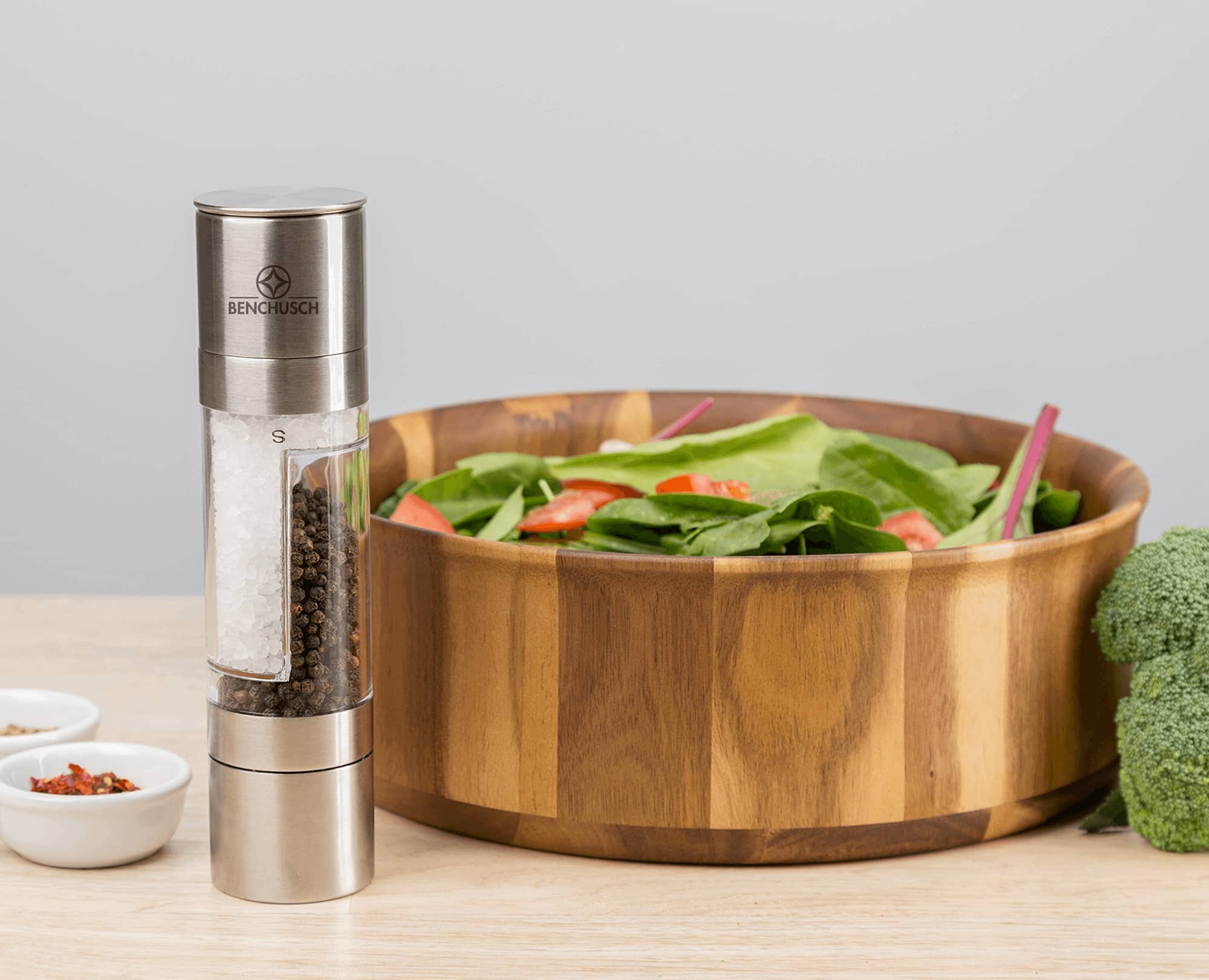 Modern 2 in 1 Salt & Pepper Grinder – Benchusch®