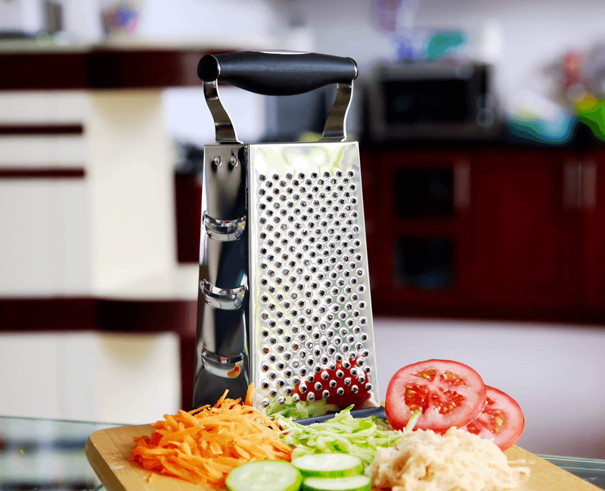 Box Grater Graters For Kitchen Stainless Steel Box Gratters 4 Sided Food  Grater Vegetable Grater For Grating Carrots Cucumbers