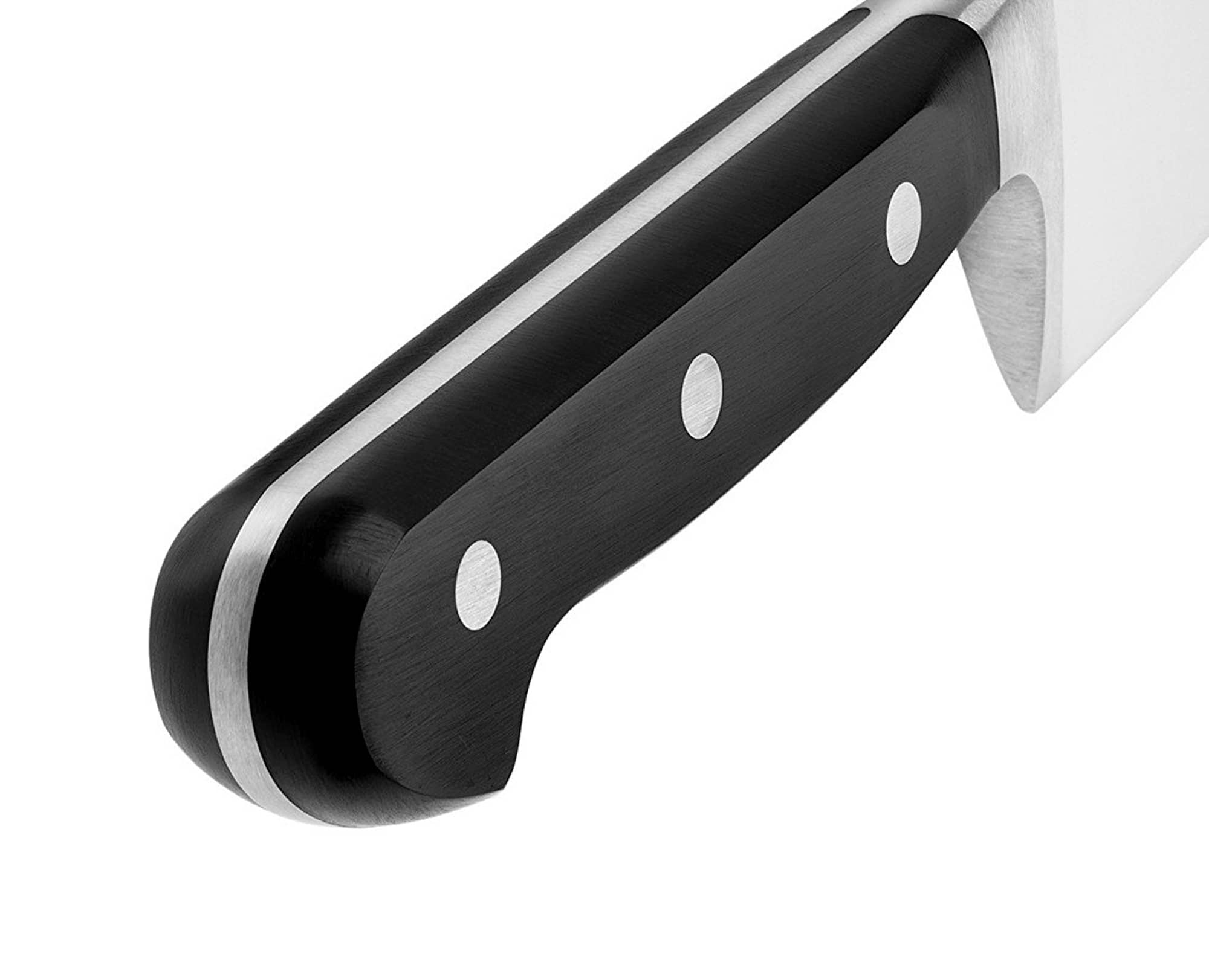 Isolate in the ABS handle and full tang blade with bolster of Benchusch Professional 8-Inch Chef Knife