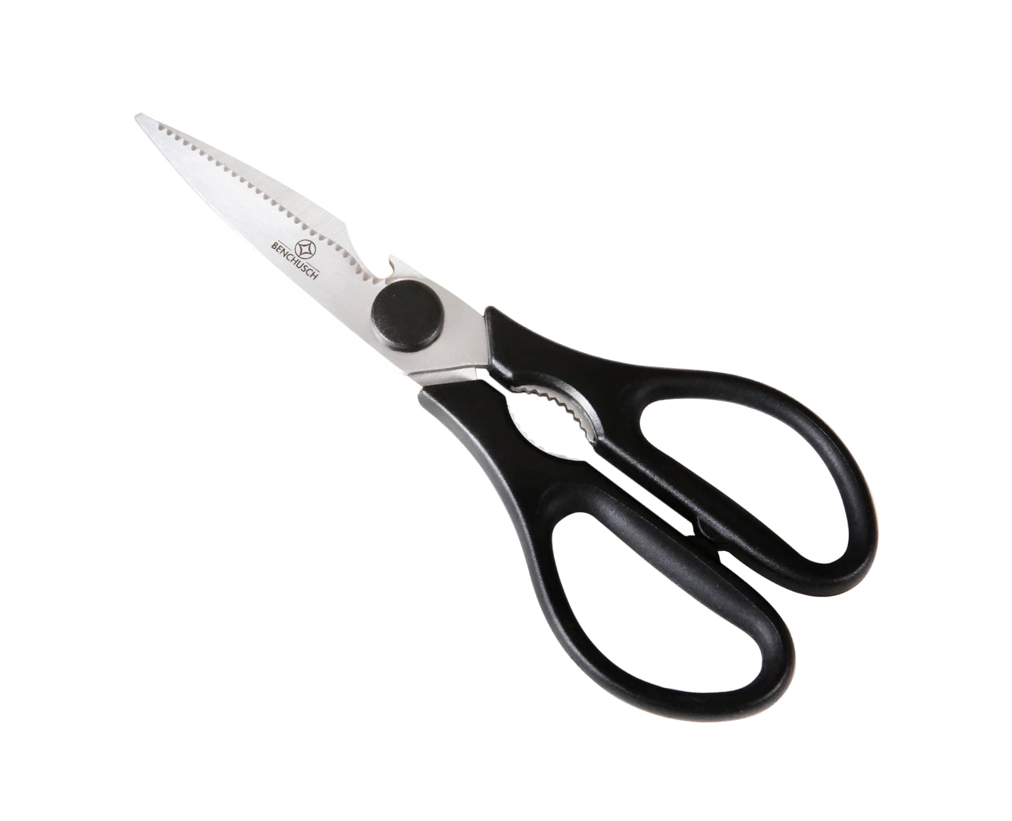 Green Bell Utility Kitchen Scissors G-2033 (Black) Longer Blade