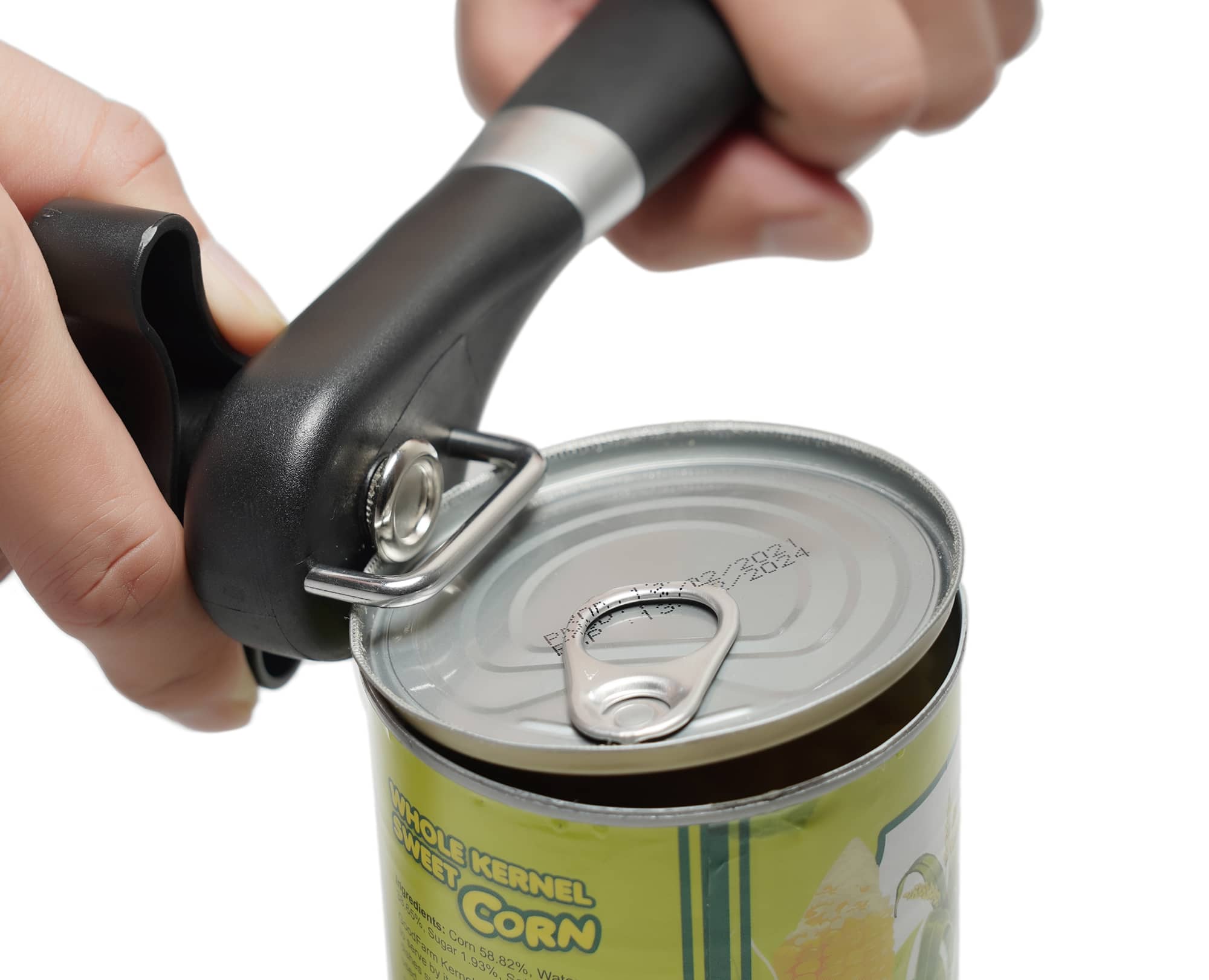Can with smooth edge, easy to use with Benchusch Covera Smooth Edge Can Opener