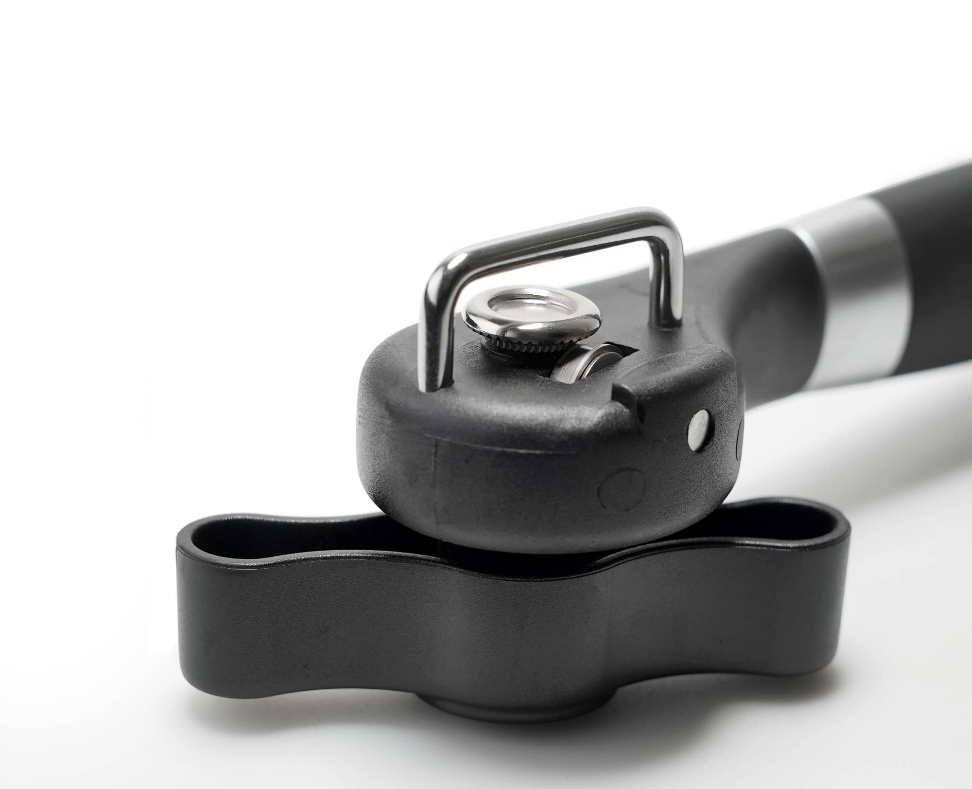 Smooth Touch® Can Opener- Black & Chrome